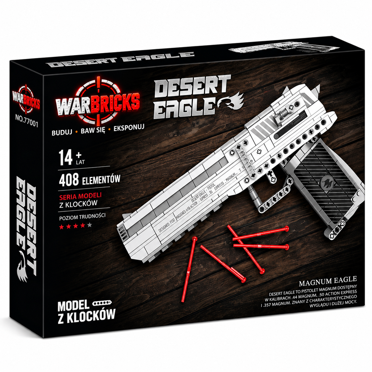 Desert Eagle - Broń Krótka (408 Elementów)