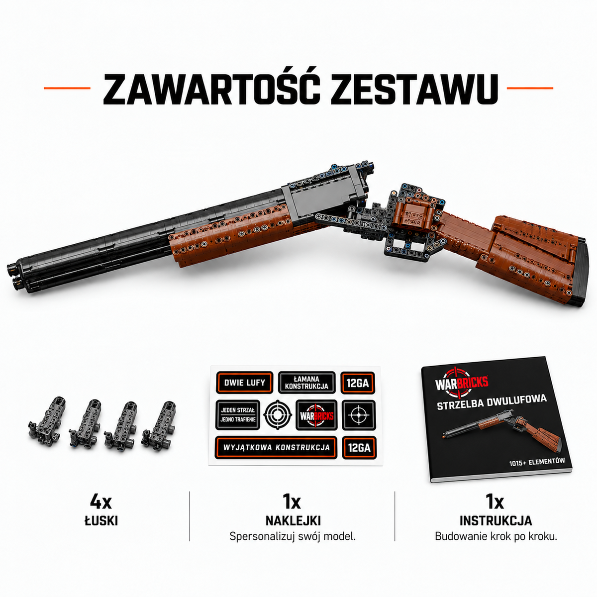 Strzelba Dwulufowa (1015 Elementów)